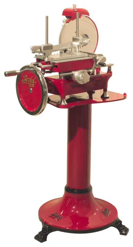 Premium Berkel Volano B2 vliegwielsnijmachine ø 26,5 cm met voet rood