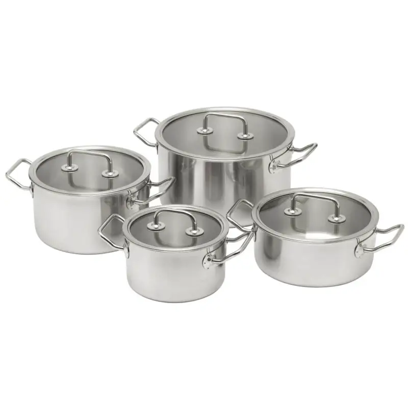 Gratis Retour Spring Brigade pannenset met glasdeksels 4-delig