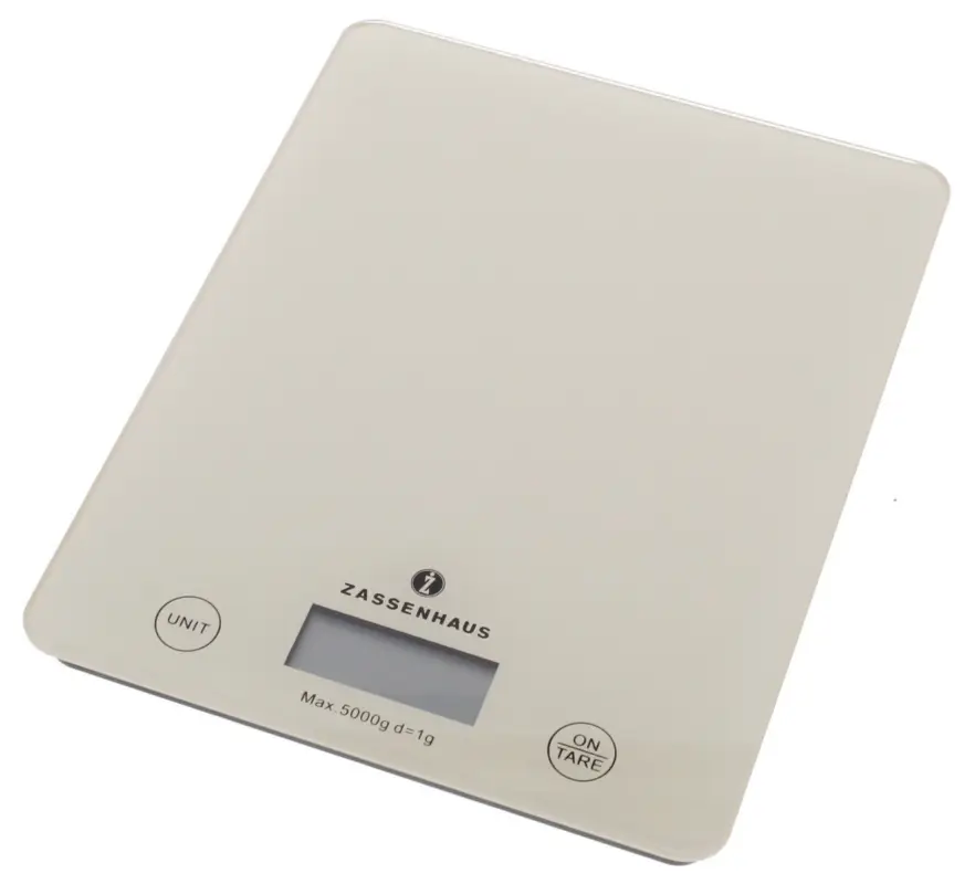 Voordeelprijs Zassenhaus Balance keukenweegschaal 5 kg crème