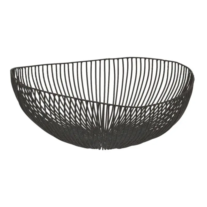 Seizoensaanbieding Serax Meo fruitmand 37 x 33 cm ijzer zwart