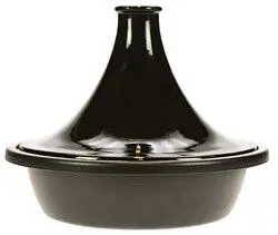 Le Creuset tajine ø 31 cm gietijzer zwart Flitsaanbieding