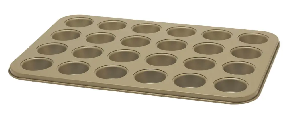 Oldenhof Golden Heritage bakplaat 24 mini muffins ø 4,5 cm staal Rechtstreeks Van De Fabrikant