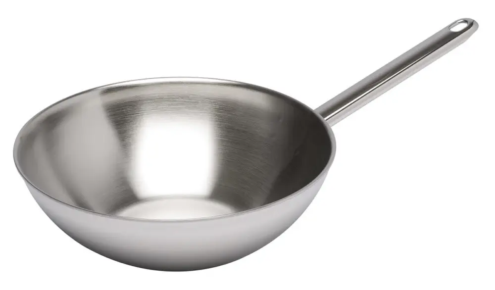 Exclusieve Aanbieding Demeyere Apollo wok met steel ø 26 cm rvs glans