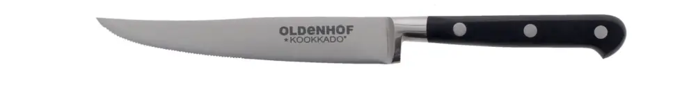 Oldenhof Sabatier steakmes kartel 13 cm messenstaal Superprijs