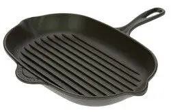 Le Creuset skillet grill ovaal ø 32 cm gietijzer matzwart Goedkoop