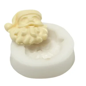 Silikomart Sugarflex decoratiemal kerstman 3,5 cm silicone wit Premium