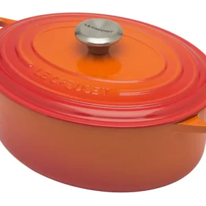 Seizoensaanbieding Le Creuset Signature braadpan ovaal 4,7 liter ø 29 cm gietijzer vulcanique