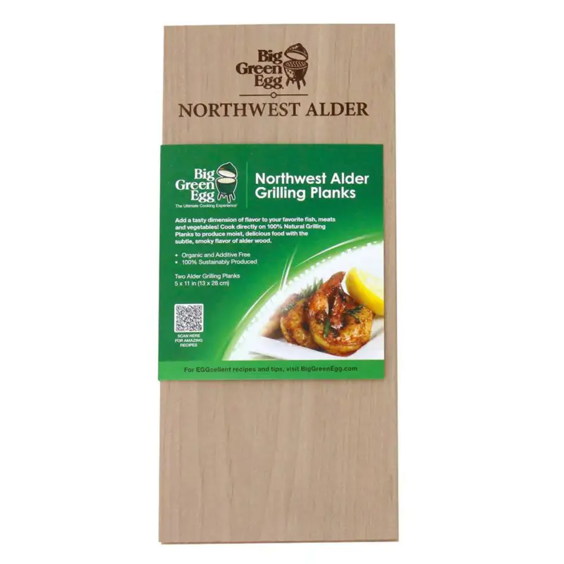 Big Green Egg grillplank 28 x 12,5 cm elzenhout 2 stuks Flitsaanbieding