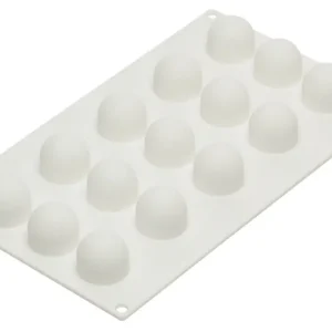 Fabrieksprijs Silikomart Professional bakvorm mini truffels ø 3,2 cm silicone wit