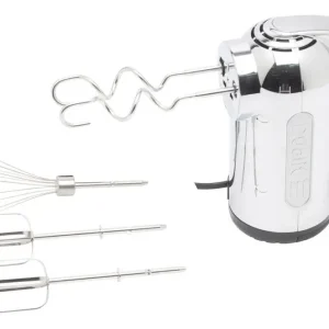 Dualit handmixer 20 cm kunststof chroom 6-delig Nu Kopen