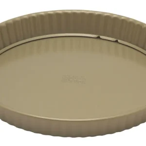 Betrouwbaar Oldenhof Golden Heritage ronde taartvorm ø 26 cm geribbeld met losse bodem staal