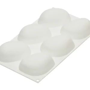 Silikomart Professional bakvorm zen stenen 8,7 x 6,3 cm silicone wit Dagaanbieding