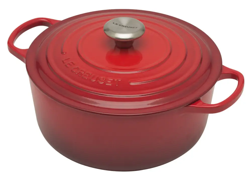 Betaalbaar Le Creuset Signature braadpan 5,2 liter ø 26 cm gietijzer kersrood