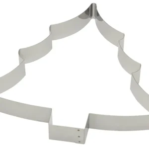 Aanbieding Gobel uitsteekvorm kerstboom 35 cm rvs glans