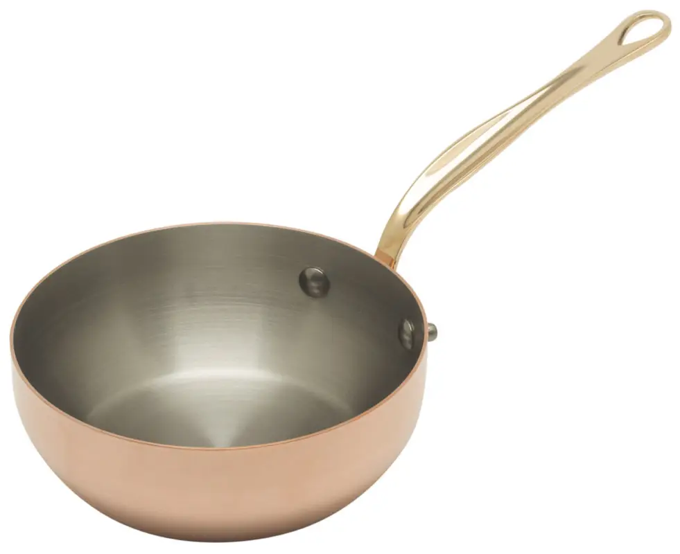 Betrouwbaar Mauviel M'150B ronde sauspan 1,9 liter ø 20 cm koper bronzen greep