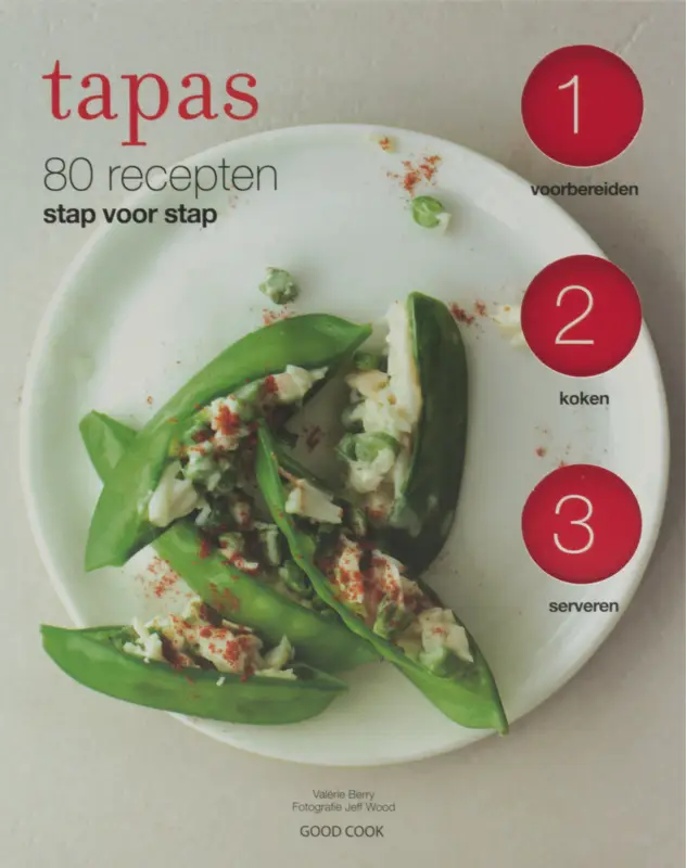 Korting 1-2-3 tapas, 80 recepten stap voor stap