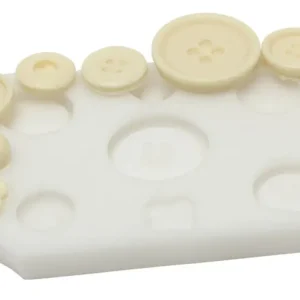 Silikomart Sugarflex decoratiemal knopen 1,3 cm silicone wit Veilige Betaling