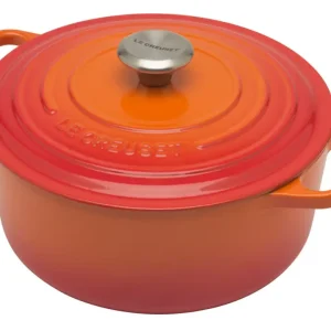 Gecertificeerd Le Creuset Signature braadpan 5,2 liter ø 26 cm gietijzer vulcanique
