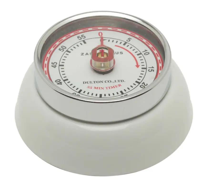 Aanbieding Zassenhaus Timer Speed kookwekker ø 7 cm metaal wit