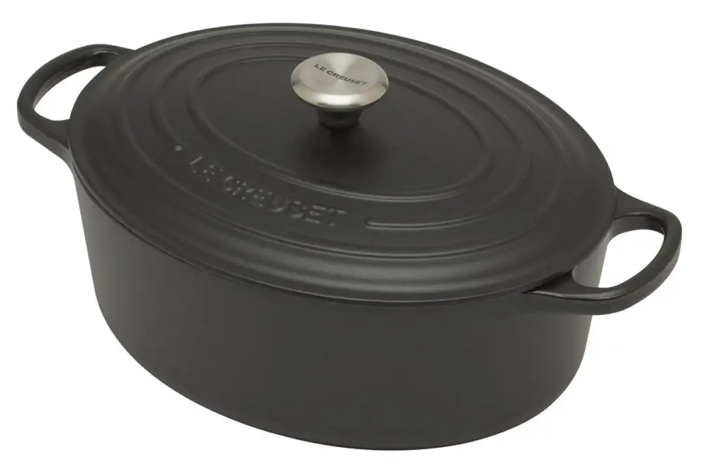 Bestseller Le Creuset Signature braadpan ovaal 6,3 liter ø 31 cm gietijzer matzwart