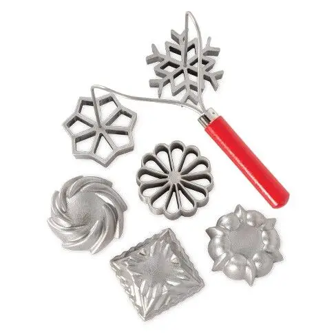 Snelle Levering Nordic Ware Rosette & Timbale wafelset aluminium 7-delig