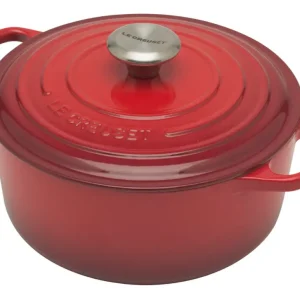 Le Creuset Signature braadpan 4,2 liter ø 24 cm gietijzer kersrood Premium