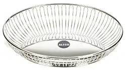 Voordeelprijs Alessi ovale draadmand 28 x 20 cm rvs glans