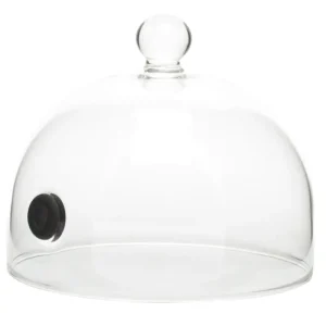 Korting 100% Chef Rubi rookstolp met ventiel ø 14 cm glas