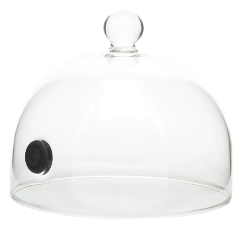 Korting 100% Chef Rubi rookstolp met ventiel ø 14 cm glas