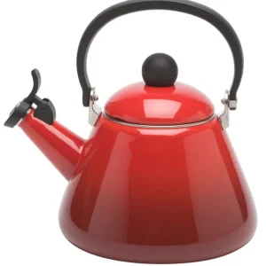 Le Creuset Kone fluitketel 1,6 liter staal kersrood Goedkoop