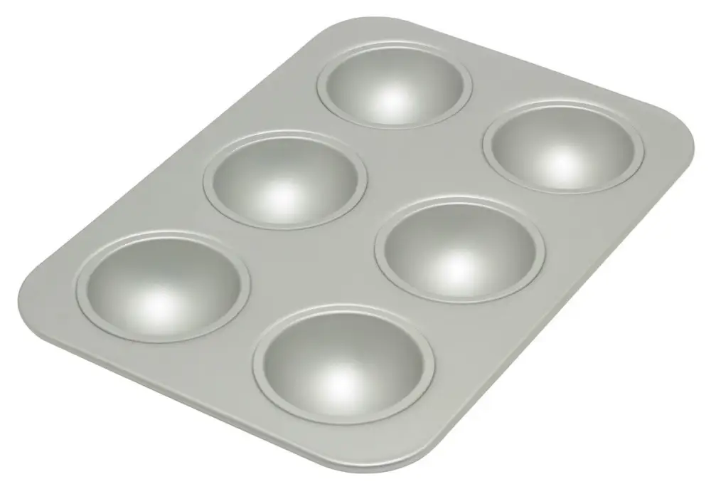 Fat Daddio's bakvorm 6 halve bollen geanodiseerd aluminium Koop Online