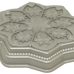 Nordic Ware Sweet Snowflakes bakvorm ø 26 cm aluminium grijs Direct Beschikbaar