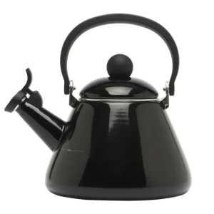 Le Creuset Kone fluitketel 1,6 liter staal zwart glans Lage Kosten