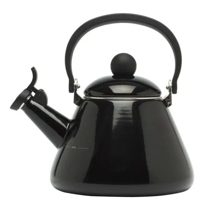 Le Creuset Kone fluitketel 1,6 liter staal zwart glans Lage Kosten