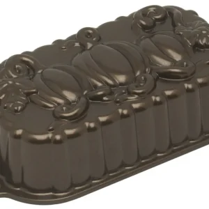 Goedkoop Nordic Ware Pumpkin Loaf bakvorm 1,4 liter aluminium bronskleurig