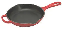 Express Levering Le Creuset skillet koekenpan ø 20 cm gietijzer kersrood