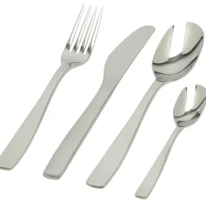 Alessi KnifeForkSpoon monoblock bestekcassette 6-persoons rvs 24-delig Finale Uitverkoop