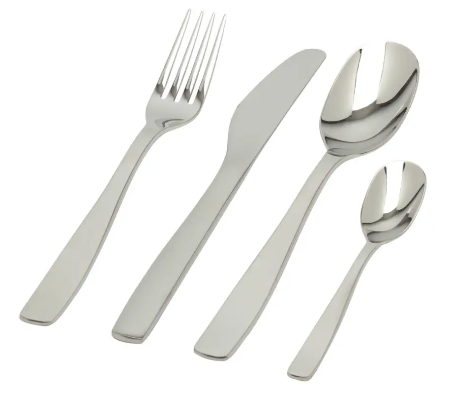 Alessi KnifeForkSpoon monoblock bestekcassette 6-persoons rvs 24-delig Finale Uitverkoop