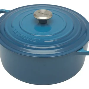 Le Creuset Signature braadpan 6,7 liter ø 28 cm gietijzer Marseilleblauw Bestseller