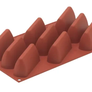 Bestel Nu Silikomart bakvorm 9 gianduiotto vormen 9,4 x 3,2 cm silicone bruin