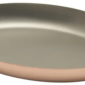 Fabrieksprijs Mauviel M'150B ovale serveerpan ø 35 cm koper bronzen greep