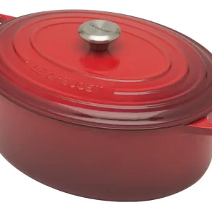 Le Creuset Signature braadpan ovaal 8,9 liter ø 35 cm gietijzer kersrood Rechtstreeks Van De Fabrikant