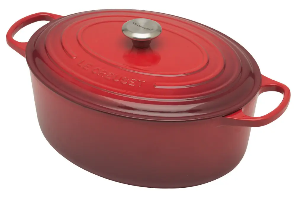 Le Creuset Signature braadpan ovaal 8,9 liter ø 35 cm gietijzer kersrood Rechtstreeks Van De Fabrikant