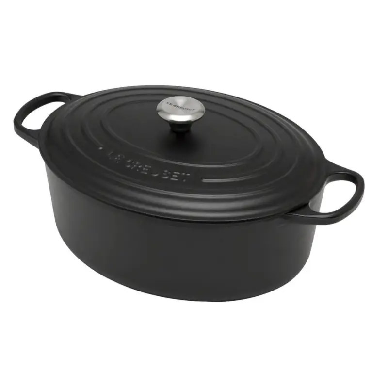 Koop Vandaag Le Creuset Signature braadpan ovaal 13,9 liter ø 40 cm gietijzer matzwart