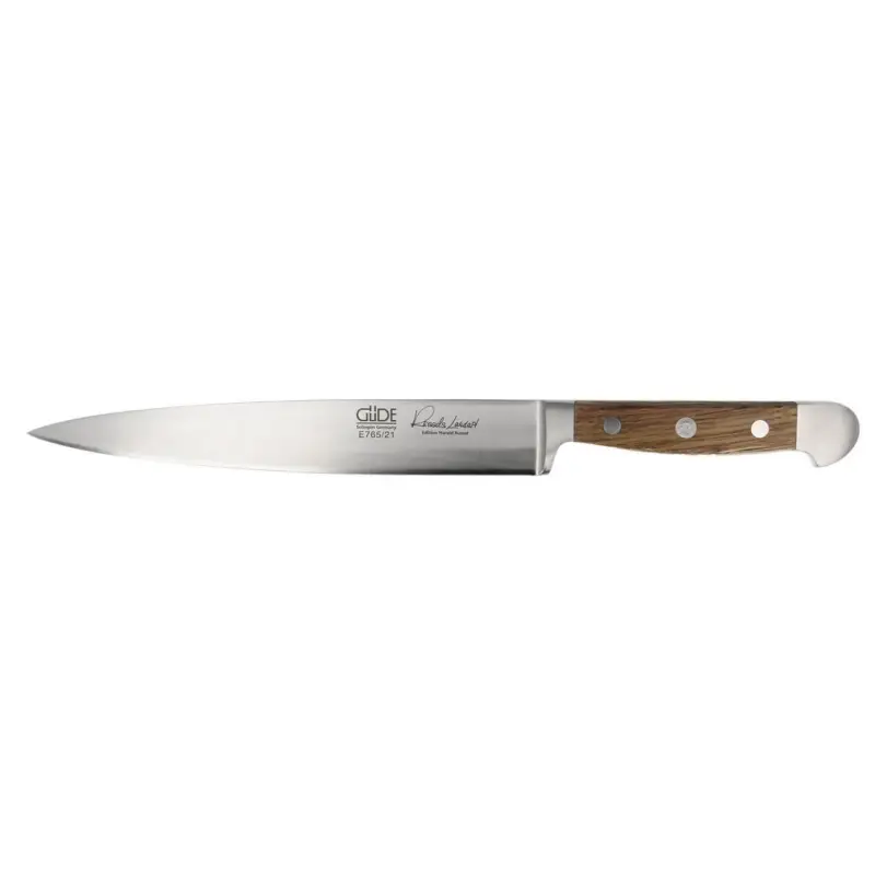 Direct Beschikbaar Güde Alpha Oak vleesmes 21 cm eikenhout