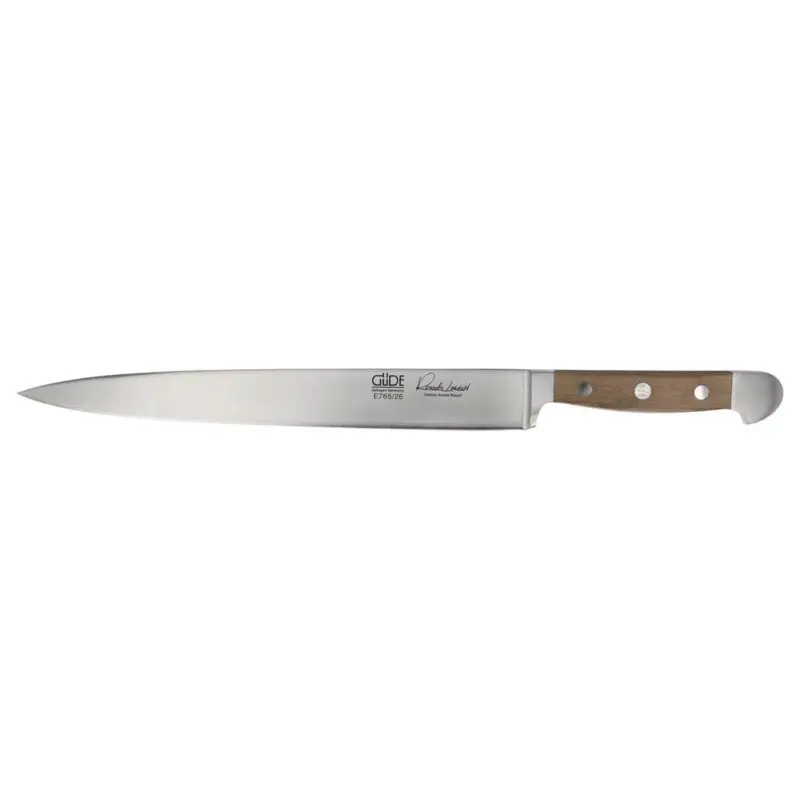 Merkproduct Güde Alpha Oak vleesmes 26 cm eikenhout