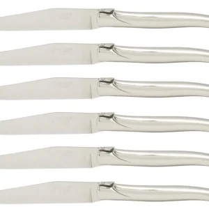 Laguiole en Aubrac steakmes 11,5 cm rvs 6 stuks Betrouwbaar