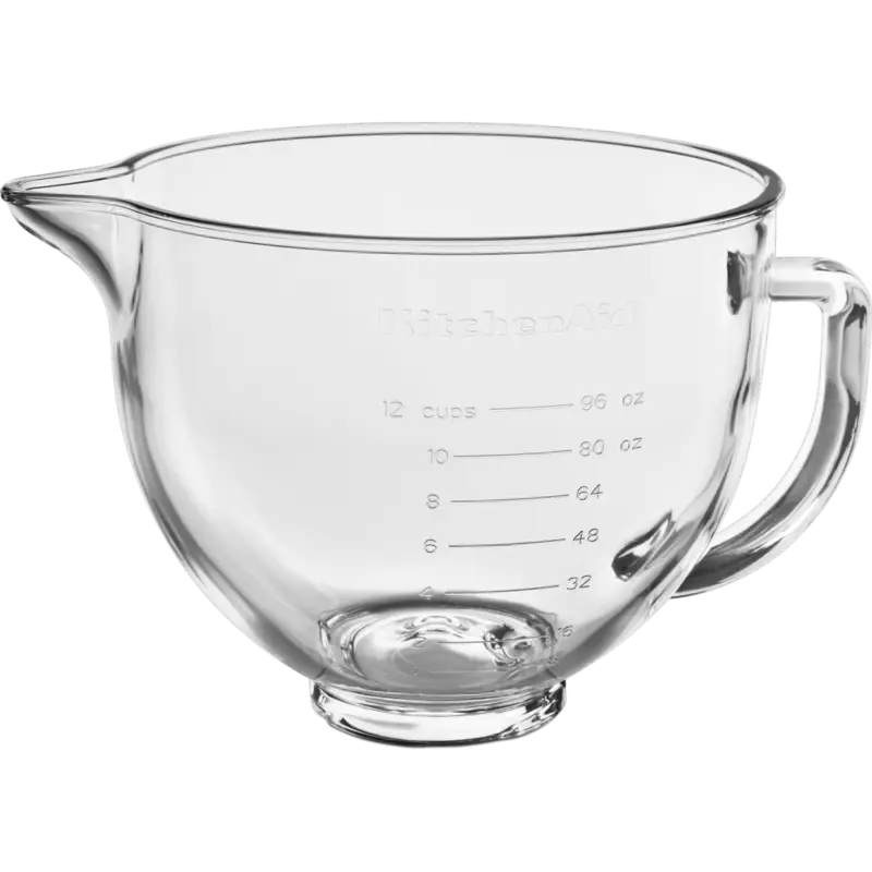 KitchenAid mengkom 4,8 liter glas met silicone deksel Uitverkoop