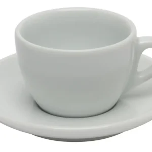 d'Ancap Palermo Competition cappuccinokop en schotel 150 ml ø 8 cm porselein wit Favoriet
