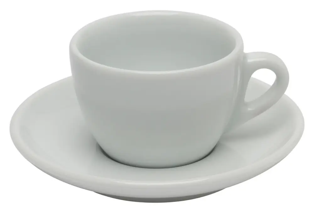 d'Ancap Palermo Competition cappuccinokop en schotel 150 ml ø 8 cm porselein wit Favoriet